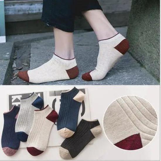 5 Pairs 10 Pairs Cotton Letters Comfortable Breathable Men Ankle Sock Summer Hip Hop Harajuku Hipster Socks Men Funny Sock