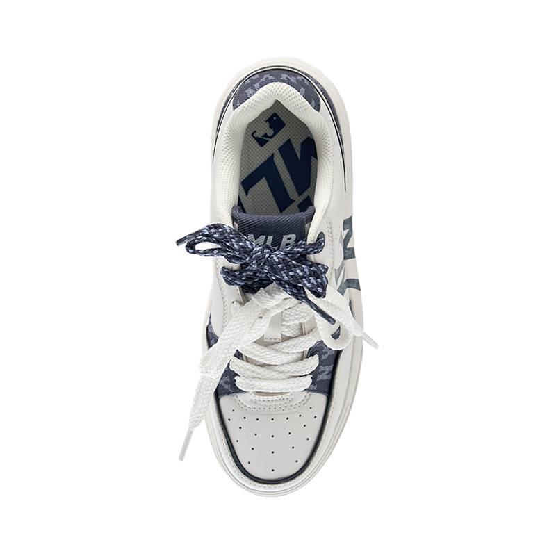 MLB New York Yankees Synthetic Leather Casual Fashion Retro Trendy Eye-Catching Classic Side Logo Low-Top Sneakers Unisex sneakers 3ASXM056N-50NYS