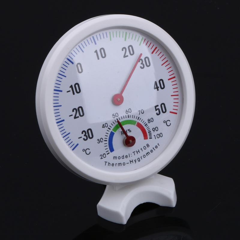 Mini Bell Shaped Analog Hygrometer Thermometer Hygrometer Accurate Positioning Scale Thermometer -30-50 Celsius Degree for Yards