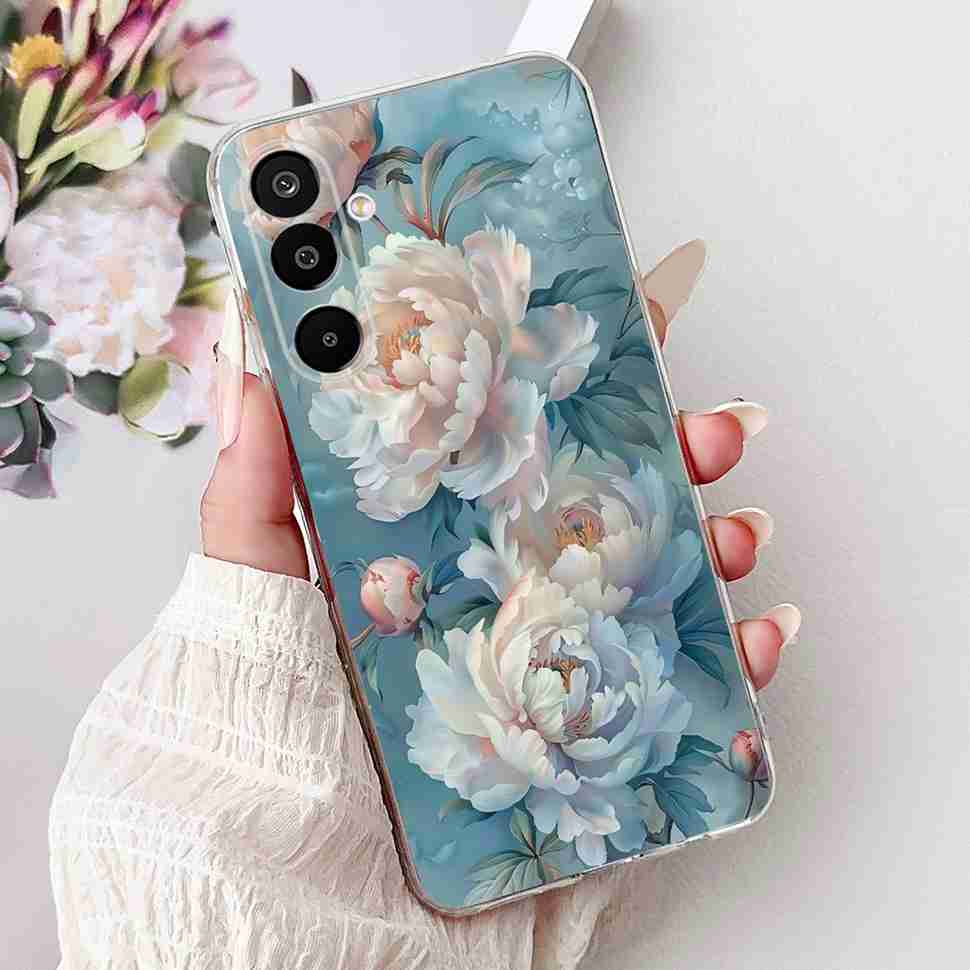 For Samsung Galaxy M16 5G Case Colorful Flower Butterfly Soft Silicone TPU Cover For Samsung m16 M16 5G 6.7" Phone Shell Bumper