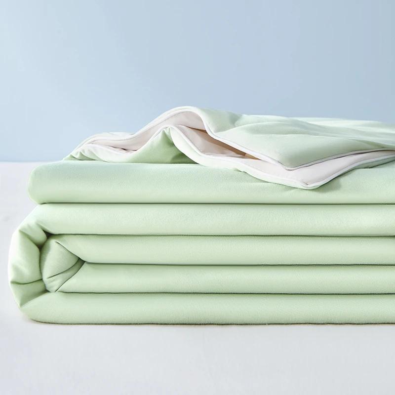 Summer skin-friendly summer cool quilt high gram weight cool silk summer quilt air conditioner quilt dormitory bedding 150x200cm 1pcs