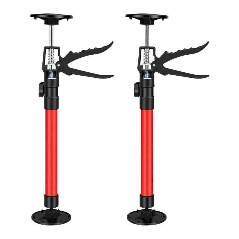 2PCS Adjustable Support Poles for Ceiling Cabinet Mounting Height Ranges 12 to 24 Inches Featuring Easy rotations Angle Adjustment Efficient Work.