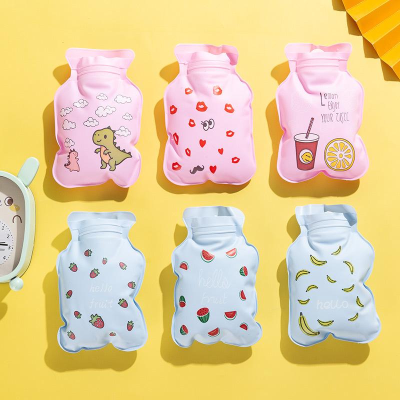 Home Winter Hot Water Bottle Water Injection Rubber Thick Hot Water Bottle Winter Warm Water Bag Hand Feet Warmer Water Bottle