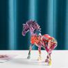 Graffiti Horse Statue Pop Art Modern Animal Sculpture Home Interior Decoration Living Room Office Bookshelf Decor Ornament Gift