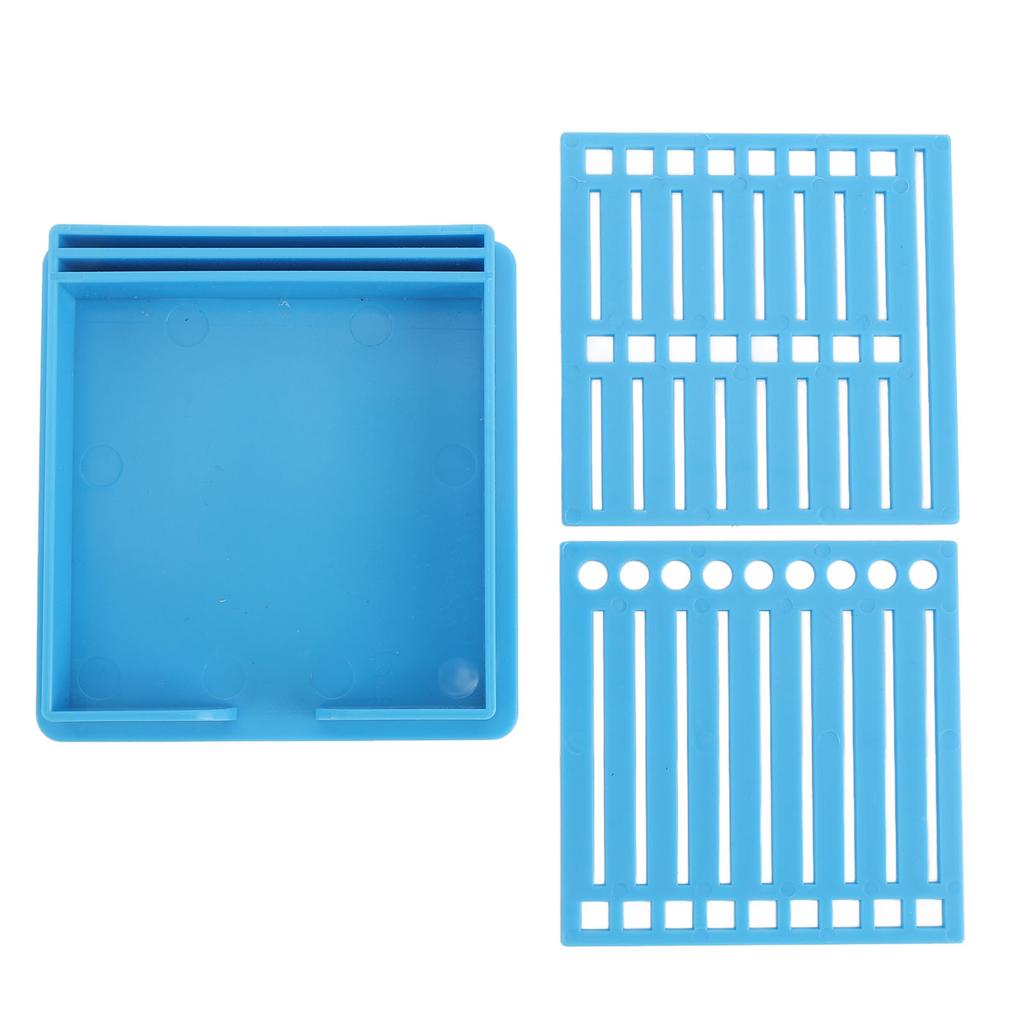 Sticky Note Holder with Stencil Self Sticky Note Holder Clip with Template Pad Organizer Dispenser for Desk Office Home School Supplies