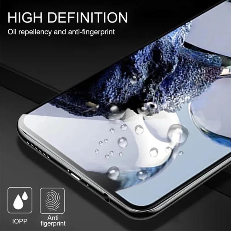 3 Pcs Tempered Glass For Redmi Note 14 13 12 11 9 8 Pro Plus Curved Full Cover Screen Protector For Redmi 14C 13C 12C