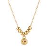 18K Gold Heart Necklace: Japanese & Korean Style, Stainless Steel, Versatile Clavicle Chain for Women