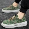 Sneakers Men New Prints Men's Platform Canvas Shoes Low Top Designer Casual Loafers Flat Vulcanized Shoes Men Footwear