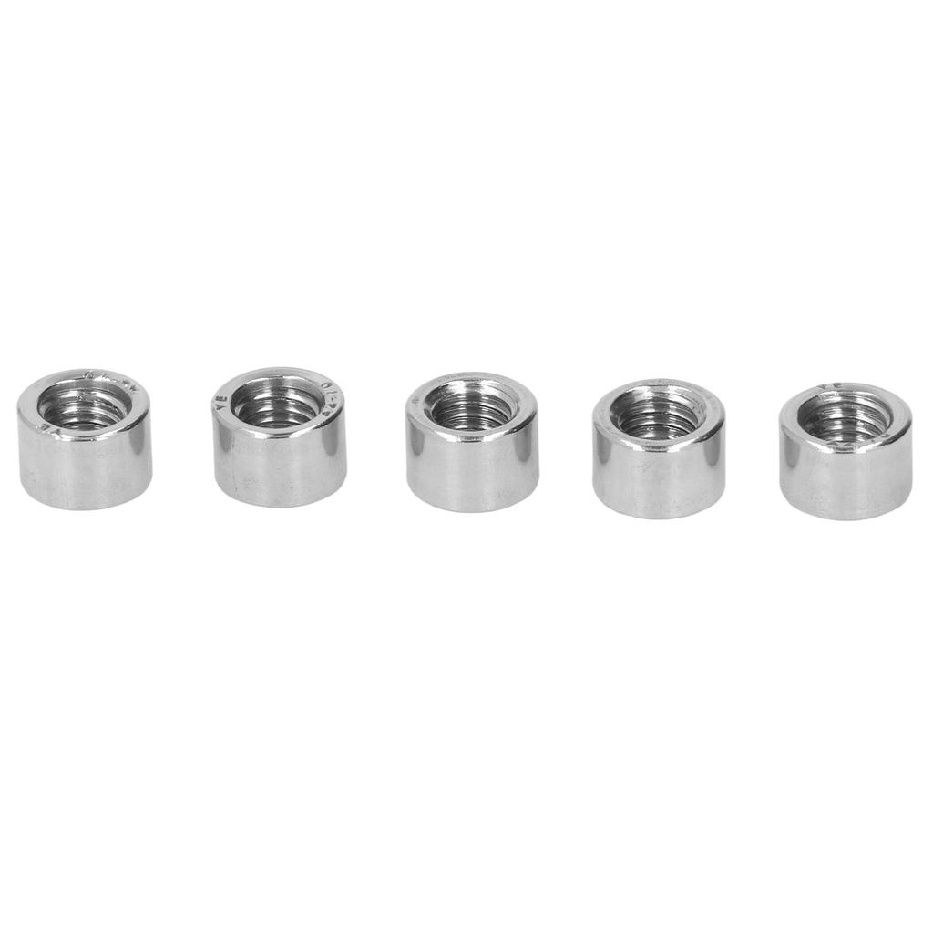 20Pcs M8 Female Thread Round Coupling Nut Threaded Cylindrical Coupling Nut Kit for Machine Maintenance