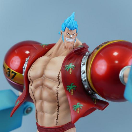 One Piece Double Head Figure: Monkey D. Luffy & Franky Statue (Large Size)