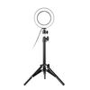 DC5V 5W 64 LED světlo Kulatá lampa pro selfie kameru s teleskopickým stativem Průměr šířka 200MM Napájení přes USB 10