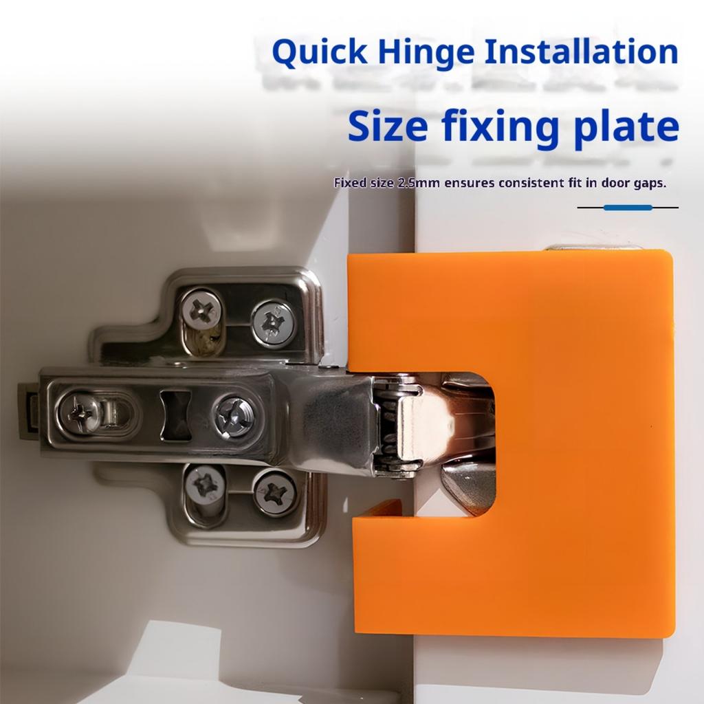 Quick Install Hinge Alignment Tool with 25mm Width & Magnetic Hold Door Hinge Installation for Professional Woodworking