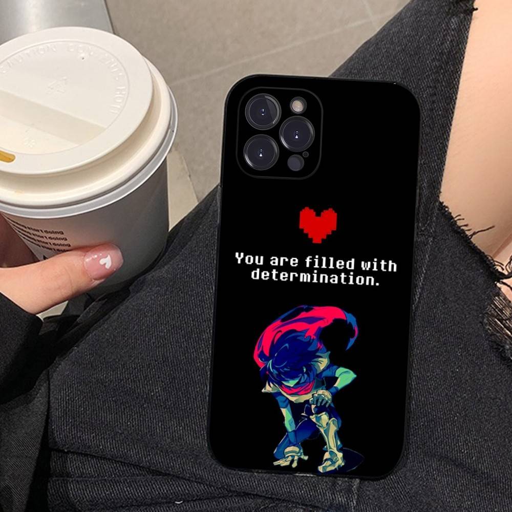 D-Deltarune Ralsei Phone Case For Iphone 17 16 15 14 13 12 11 Pro Max Plus Black Shell Cover Case