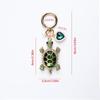 Rhinestone Marine Turtle Pendant Imitation Pearl Ocean Hanging Pendant Turtle Keychain  Bag Pendant