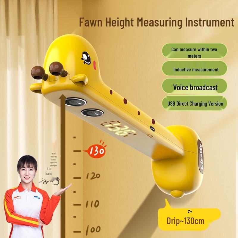 Smart Infrared Height Measuring Ruler for Children and Babies at Home