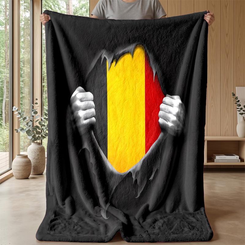 Germany national football team Theme blanket Soft Flannel Blanket Plush Throw Blanket Cozy Sofa Bed Blanket for Home Decor