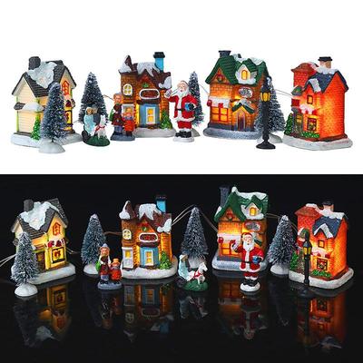 Ornements de Noël LED de Style Européen en Résine