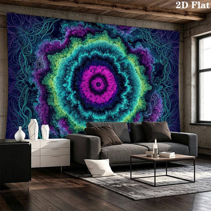 Tie-Dye Wall Tapestry Aesthetic Wall Hanging Printed Fabric Blanket Decorative Tapestries for Bedroom Living Room Home Decor