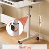 Adjustable Bedside Table: Compact, Versatile Desk for Bedroom, Dorm, Home Office, or Student Use