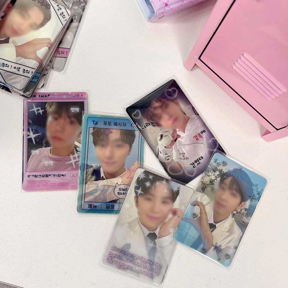 

[SOOANG STUDIO] Рамка для фотокарт Y2K / Корейская милая рамка для карт / 5 дизайнов · Фоторамка · Карточка с рамкой для домашних животных