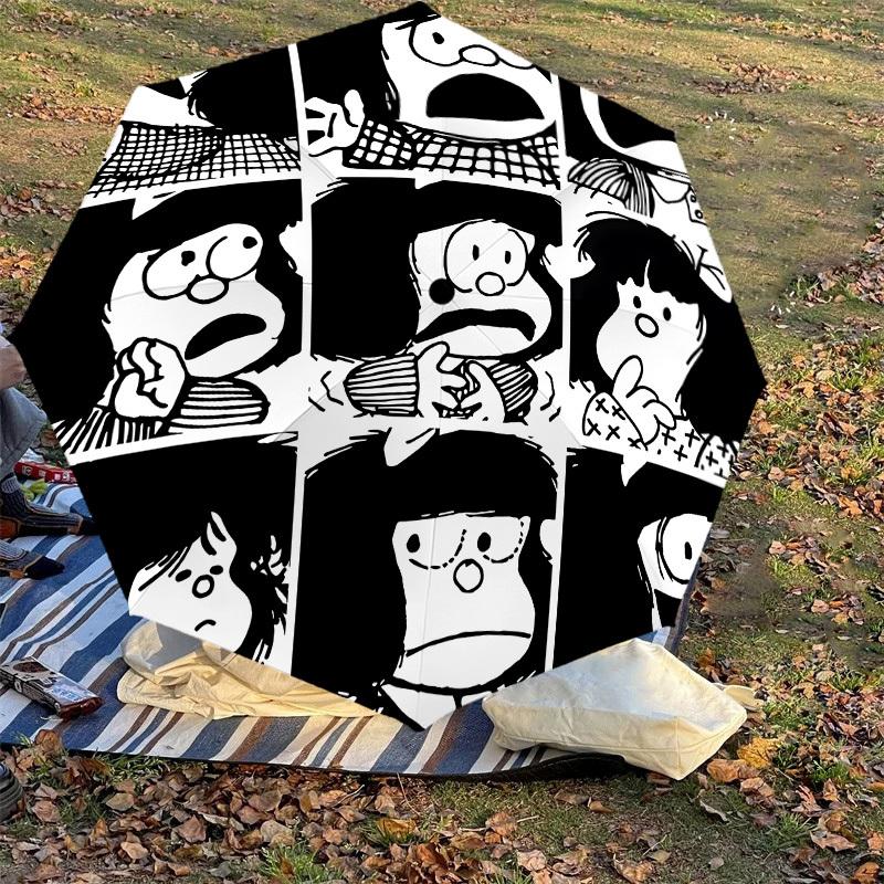 1PC Cartoon Characters Umbrella-8-Rib Reinforced, Automatic Open, Lightweight & Durable, Cute Fashion Accessory for Outdoor-P30