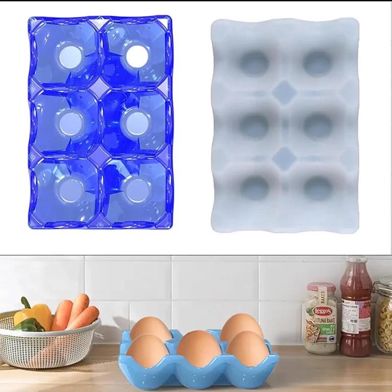 2026 Latest Models Multi-Use Silicone Molds Set for Egg Tray Storage Unique Candlesticks Jewelry Organizer Resin Crafts Cooling