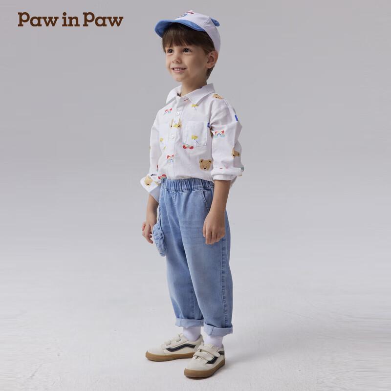 PawinPaw Boys' Printed Long Sleeve Shirt