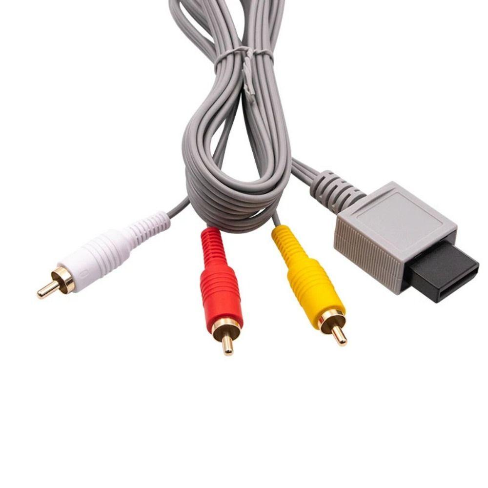 Universal AV Cable for Wii Wii U 3 in 1 Audio Video TV Connector Cable for Wii U/Wii Controller
