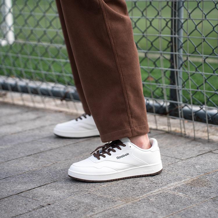 Reebok Court 1000 Trendy Versatile White Sneakers Low Top Skate Shoes Unisex sneakers 24FRC907U2GM0