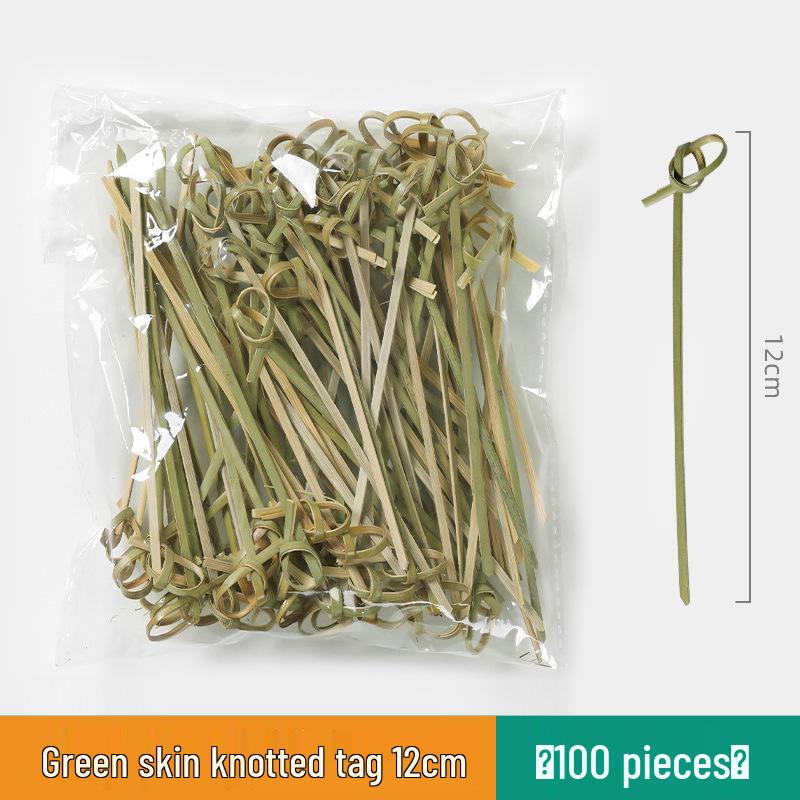 Colorful Bamboo Fruit Forks & Cocktail Skewers - Decorative & Disposable for Baking & Events