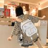 Cat Printed Backpack Large Capacity Breathable Outdoor Leisure Schoolbag Travel