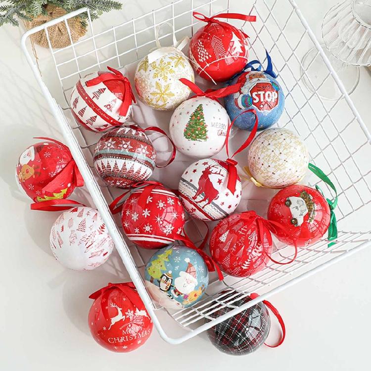 Christmas Foam Ball Xmas Tree Pendant Festival Holiday Party Front Door Decor