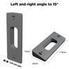 Video Doorbell Mount Easy Installation Disassemble Adjustable Angle Doorbell Adjuster Cover for Houses Home Office Businesses
