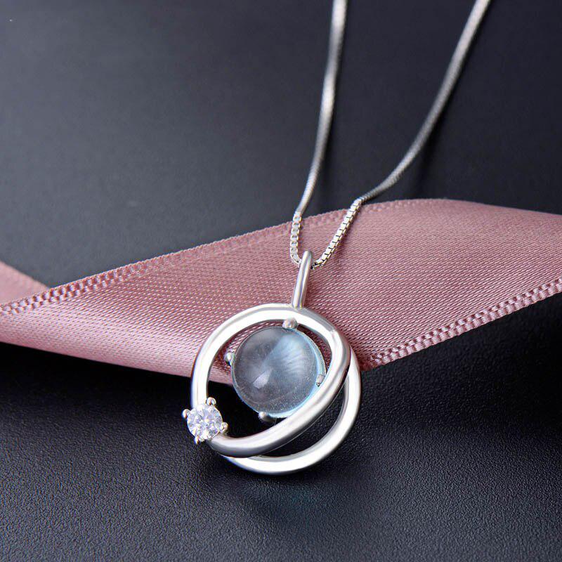 Tancise Colier de argint pandantiv pentru femei petrecere de nunta bijuterii fine