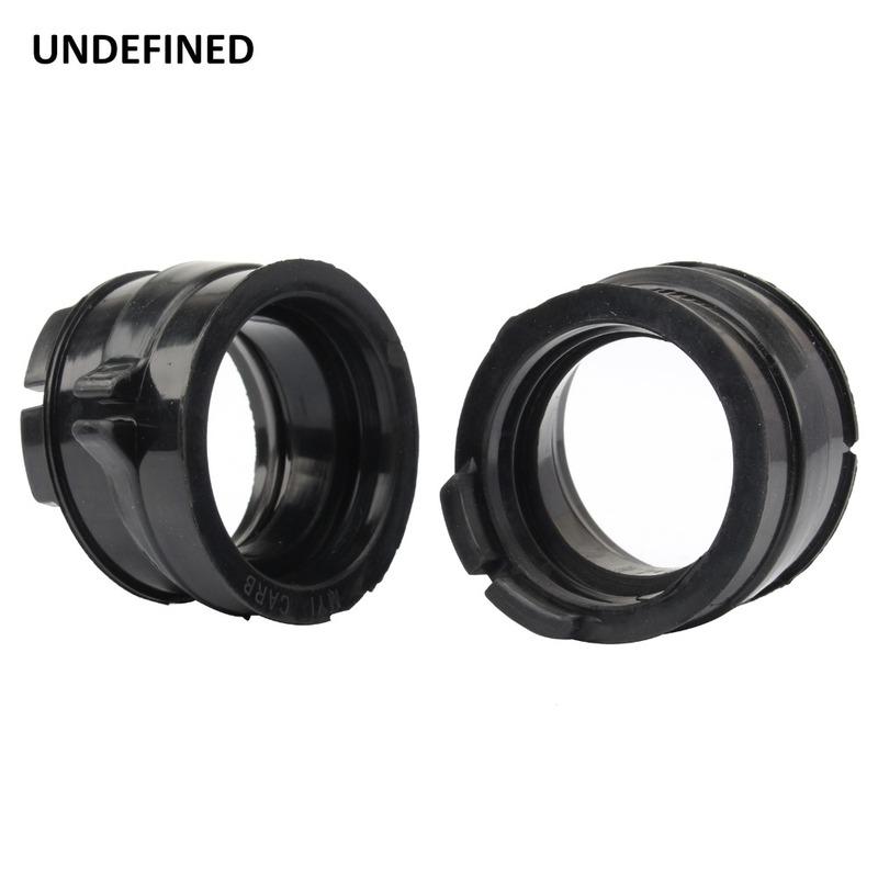 2 Pcs Black Carburetor Intake Manifold Joint Boots Set Glue For Honda XRV750 Africa Twin RD07 Bj. 1993 1994 1995-2003 2002 2001