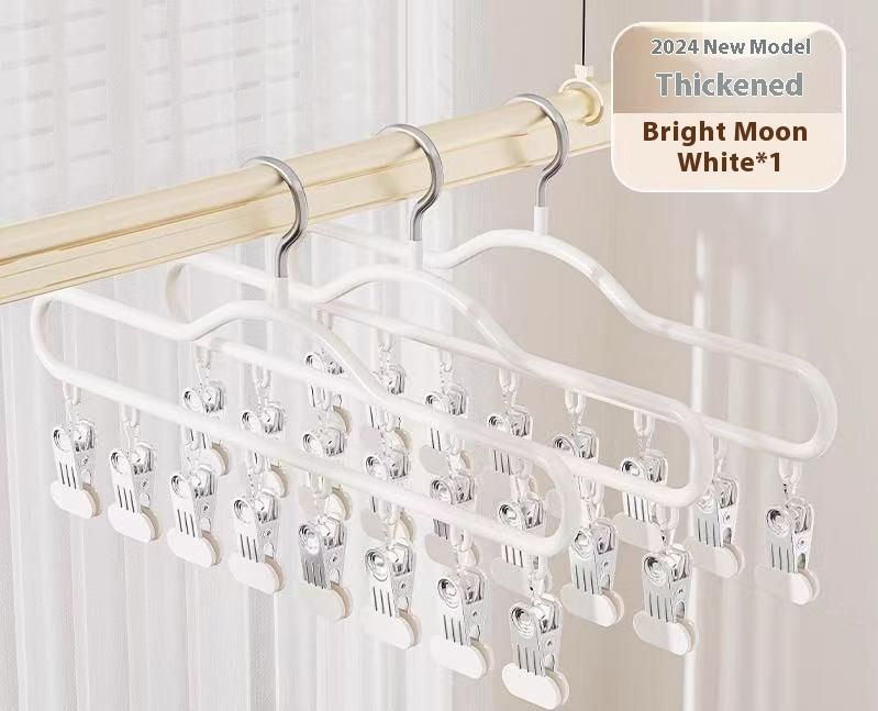 Sock Drying Rack Hanger with Clips, Clothespin Multi-clip Hanging Underwear Cool Underwear Multi-functional Sock Drying Artifact