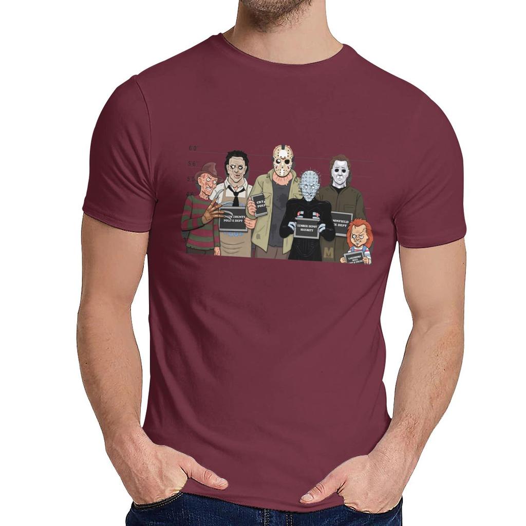 O Neck Stephen King Horror Tee Usual Suspects Serial Killers Horror Movie T Shirt Arrival