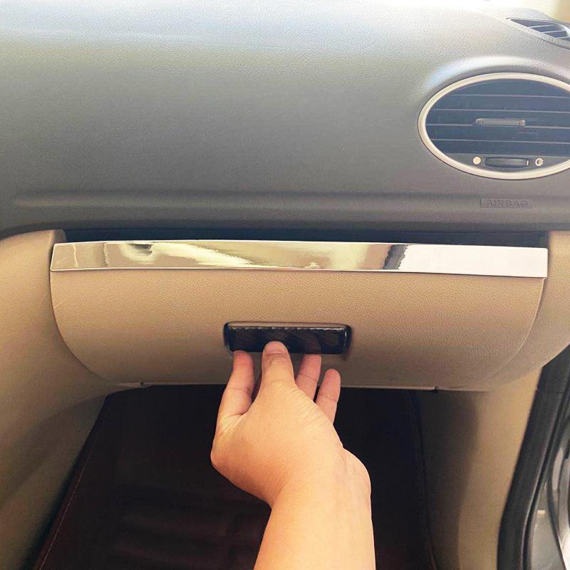 My Good Car  Stainless Steel Car Glove Box Decoration Trim Glovebox Cover Sticker for Ford Focus 2 MK2 2005 - 2011