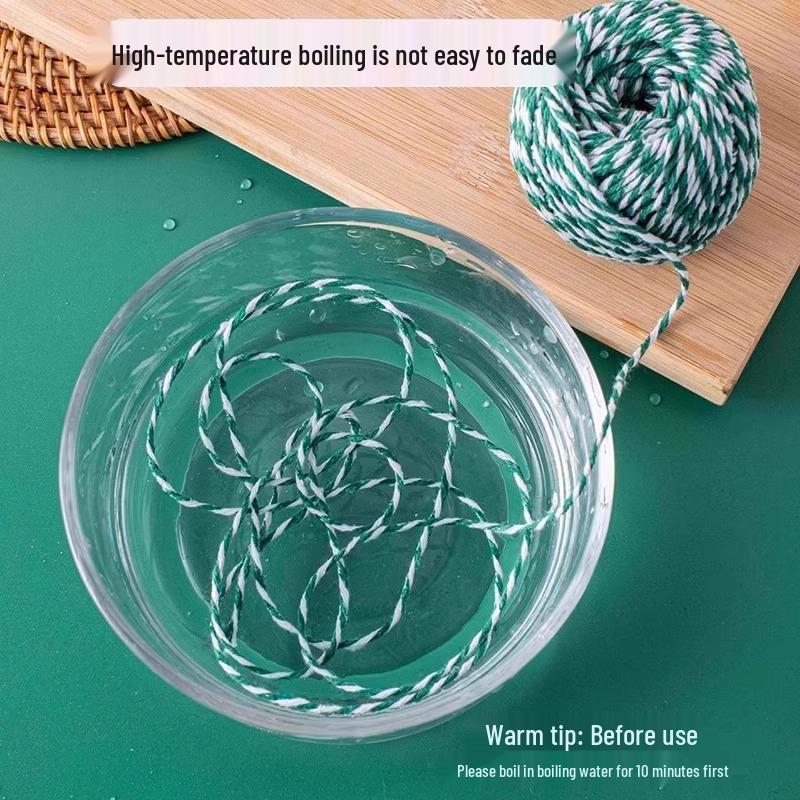 Food-Grade Pure Cotton String for Wrapping Zongzi, Binding Crabs, and Tying Sausages