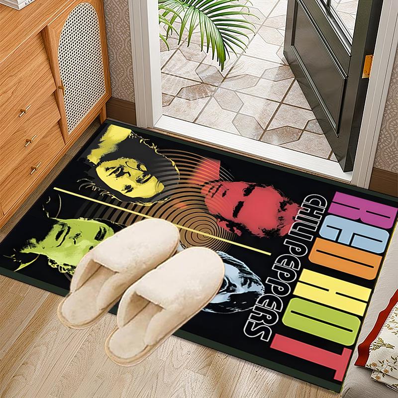 1PC Hot Chili Music  Rug for Livingroom,Bedroom, Palyroom, Chair Rug, Area rug, Game Carpet, Large Size Rug Fan Christmas gift