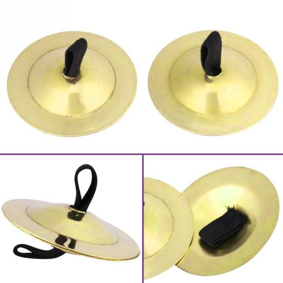 Durable Belly Dance Finger Cymbal Brass Musical Instrument Dancing Accessory