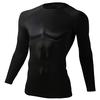 [G-Dragon] Ropa interior de compresión de manga larga de tacto frío 75174 de Jichodo, Talla LL, 44 Negro