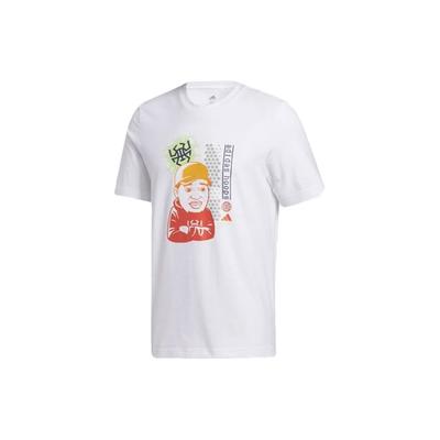 Donovan Mitchell Social Basketball Short Sleeve T-Shirt Men Tops White GI8889
