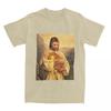 Cheems Jesus TShirts Men Women Doge Meme Awesome Pure Cotton Tee Shirt O Neck Short Sleeve T Shirts Birthday Present Clothing