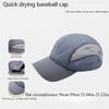 Schnelltrocknende Netz-Baseballkappe Leicht Atmungsaktiv UV-Schutz Schirmmütze Unisex für Outdoor Camping Wandern Reisen Lässig