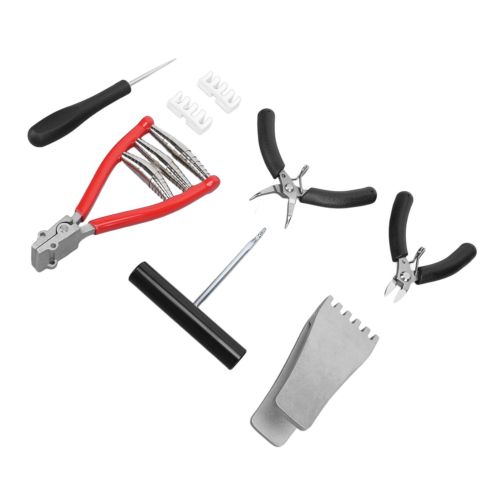 8 in 1 Tennis Racket Stringing Clamp Tool Multifunction Badminton Clamp Badminton Racket Stringing Tool for Sports Supplies