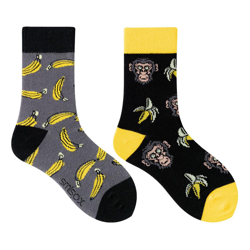 Children's Asymmetrical Cartoon Mid-Calf Socks - Colorful Parent-Child Style, Trendy Fashion for Kids