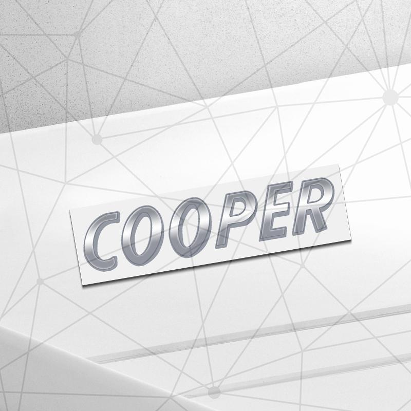 3D Auto Metal Cooper S SD Badge Car Rear Trunk Emblem Sticker LOGO Decor For Mini Cooper ONE Clubman Paceman JCW R56 R58 R59 F60