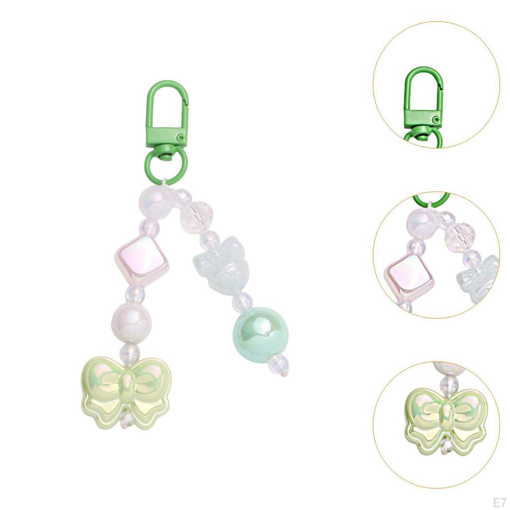 Perlen Schlüsselanhänger Taschenanhänger Accessoire Neuheit Dekorativ Niedlich Bunt Perlenarmband