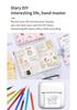 Mini Student Photo & Text Label Thermal Printer - No Ink, Bluetooth Compatible